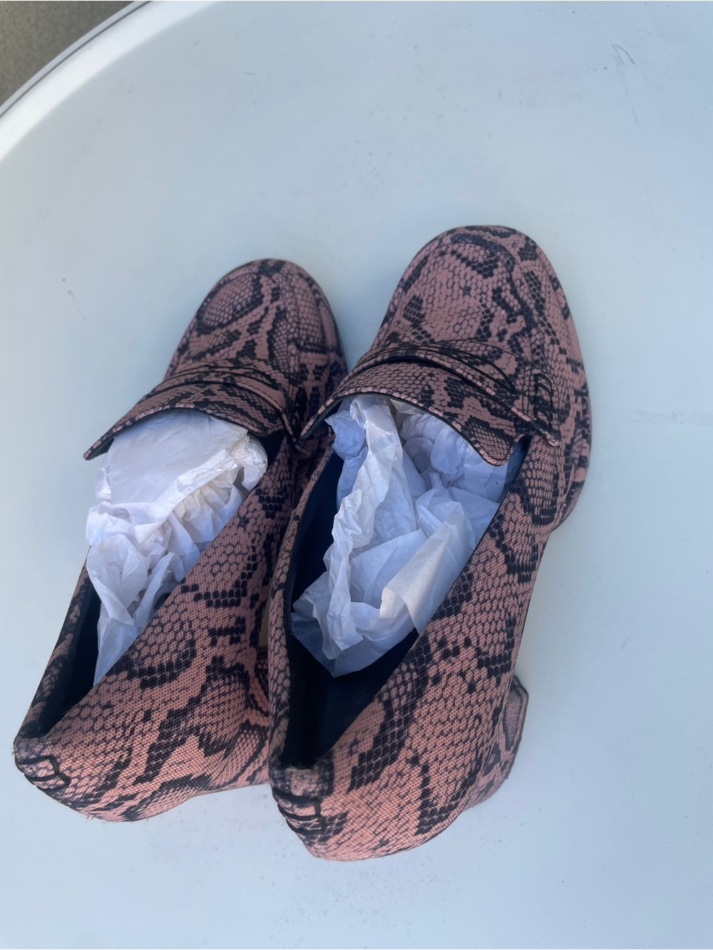 Martine Rose x Clarks Coming Up Roses Collection Snake-Print Loafers